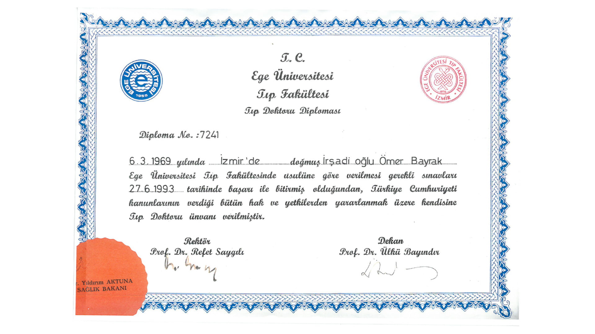 ömer bayrak doçentlik sertifikası